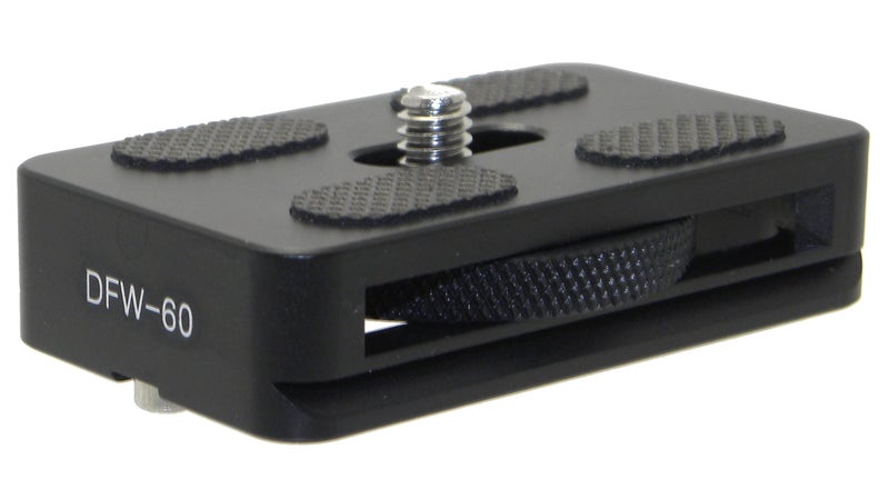 Desmond Speed Plate DFW-60 QR w Side Access Screw 60mm Arca/RRS Compatible w 40mm Metal Flywheel for Lens or Camera Desmond - Image 3